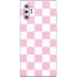 Pink and White Checkerboard Galaxy Note 10 Plus Skin