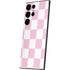 Pink and White Checkerboard Galaxy Skins