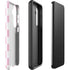 Pink and White Checkerboard Galaxy S25 Impact Case
