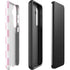 Pink and White Checkerboard Galaxy S25 Plus Impact Case