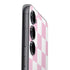 Pink and White Checkerboard Galaxy S25 Plus Skin