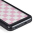 Pink and White Checkerboard Galaxy S24 Plus Waterproof Case