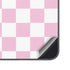 Pink and White Checkerboard Galaxy S25 Skin