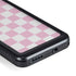 Pink and White Checkerboard Galaxy S24 Waterproof Case
