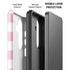 Pink and White Checkerboard Galaxy S26 Impact Case