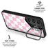 Pink and White Checkerboard Galaxy S26 Ultra Kickstand Case
