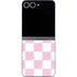 Pink and White Checkerboard Galaxy Z Flip6 Skin
