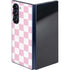 Pink and White Checkerboard Galaxy Z Fold6 Skin