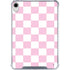 Pink and White Checkerboard iPad 11th Gen (2025) Clear Case
