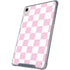 Pink and White Checkerboard iPad 11th Gen (2025) Clear Case