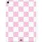 Pink and White Checkerboard Apple iPad Air Skin