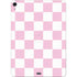 Pink and White Checkerboard Apple iPad Air Skin
