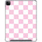 Pink and White Checkerboard iPad Cases