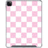 Pink and White Checkerboard iPad Cases