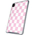 Pink and White Checkerboard iPad Cases