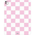Pink and White Checkerboard iPad Pro 13in M4 (2024) Skin