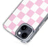 Pink and White Checkerboard iPhone 14 MagSafe Case