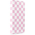 Pink and White Checkerboard iPhone 15 Plus Folio Case