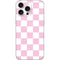 Pink and White Checkerboard iPhone 16 Pro Max Skin