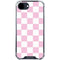 Pink and White Checkerboard iPhone 16e Clear Case