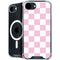 Pink and White Checkerboard iPhone 16e MagSafe Case