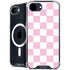 Pink and White Checkerboard iPhone 16e MagSafe Case