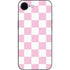 Pink and White Checkerboard iPhone 16e Skin
