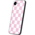 Pink and White Checkerboard iPhone 16e Skin
