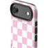Pink and White Checkerboard iPhone 17 Air Impact Case