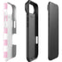Pink and White Checkerboard iPhone 17 Air Impact Case