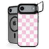 Pink and White Checkerboard iPhone 17 Air Kickstand Case