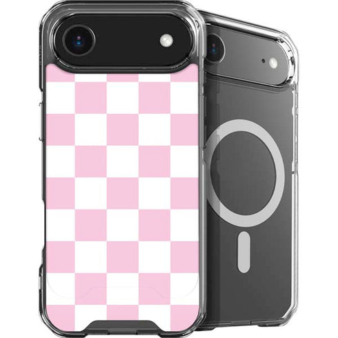 Pink and White Checkerboard iPhone 17 Air MagSafe Case