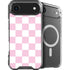 Pink and White Checkerboard iPhone 17 Air MagSafe Case