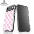 Pink and White Checkerboard iPhone 17 Air MagSafe Case