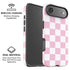 Pink and White Checkerboard iPhone 17 Air Magsafe Impact Case