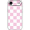 Pink and White Checkerboard iPhone 17 Air Skin