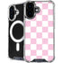 Pink and White Checkerboard iPhone 17 MagSafe Case