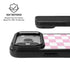 Pink and White Checkerboard iPhone 17 Pro Kickstand Case