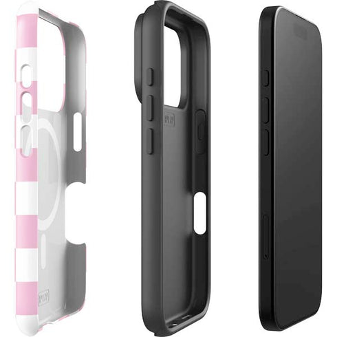 Pink and White Checkerboard iPhone 17 Pro Magsafe Impact Case