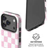Pink and White Checkerboard iPhone 17 Pro Magsafe Impact Case