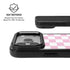 Pink and White Checkerboard iPhone 17 Pro Max Kickstand Case
