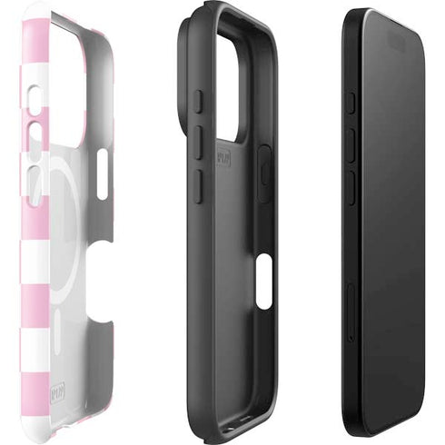 Pink and White Checkerboard iPhone 17 Pro Max Magsafe Impact Case