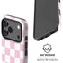 Pink and White Checkerboard iPhone 17 Pro Max Magsafe Impact Case