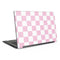 Pink and White Checkerboard Dell Latitude Skin