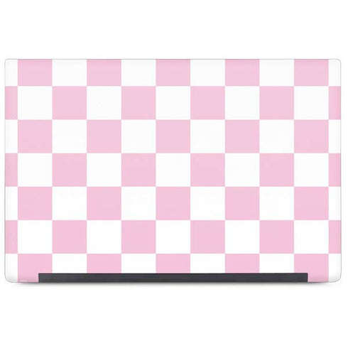 Pink and White Checkerboard Dell Latitude Skin