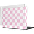 Pink and White Checkerboard MacBook Pro 14in (2021-24) Case plus Skin