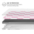 Pink and White Checkerboard MacBook Pro 14in (2021-24) Case plus Skin