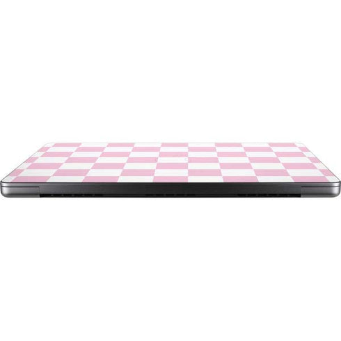 Pink and White Checkerboard Apple MacBook Pro 14-inch Skin