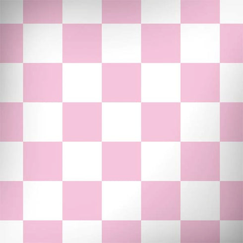 Pink and White Checkerboard MacBook Skins