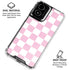 Pink and White Checkerboard Moto G Power 5G (2024) Clear Case